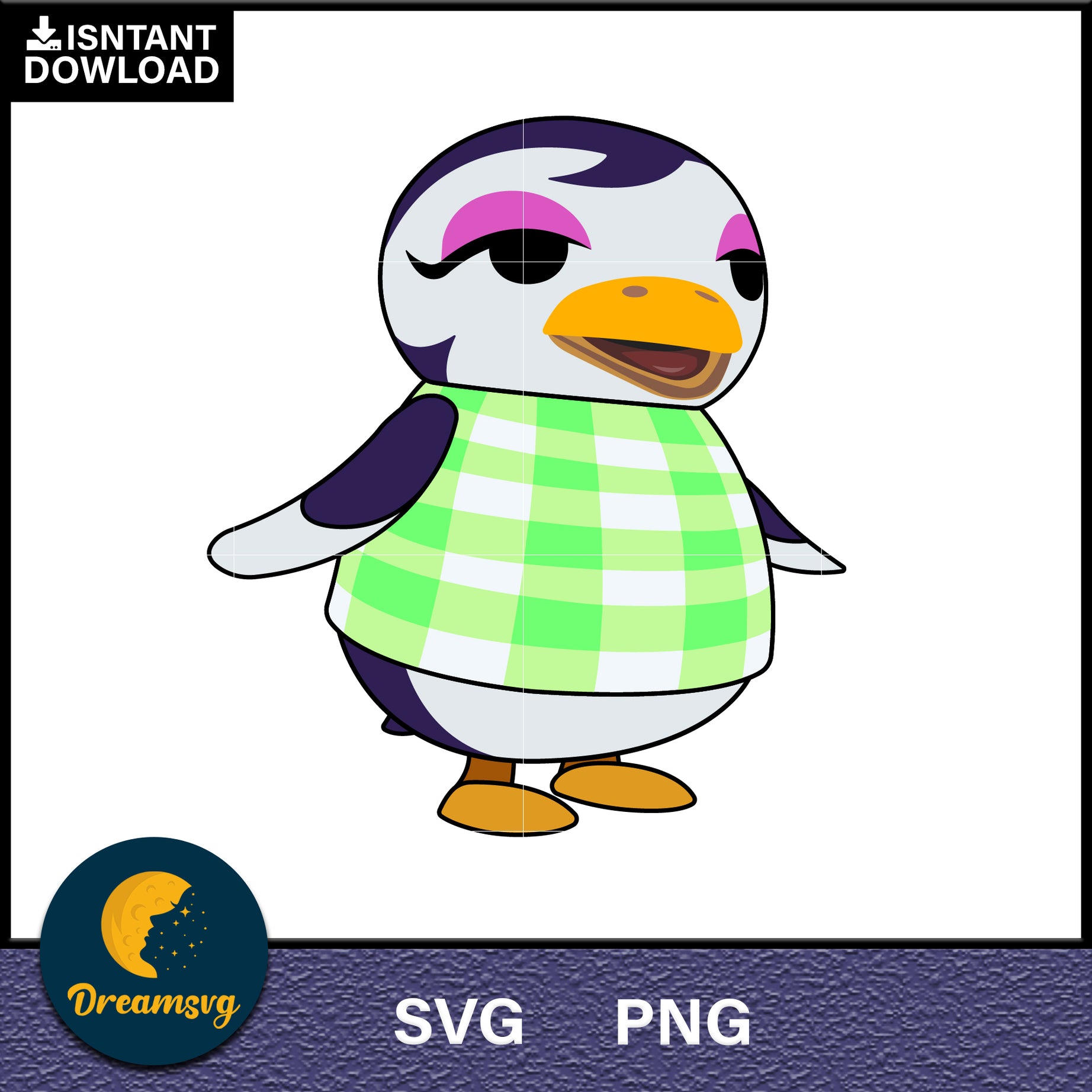 Gwen Animal Crossing Svg, Animal Crossing Svg, Animal Crossing Png, Cartoon svg, svg, png digital file