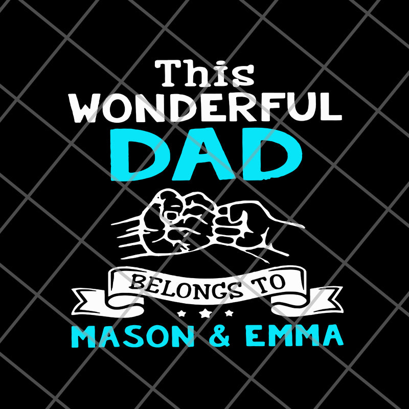 this wonderful dad svg, png, dxf, eps digital file FTD29052129