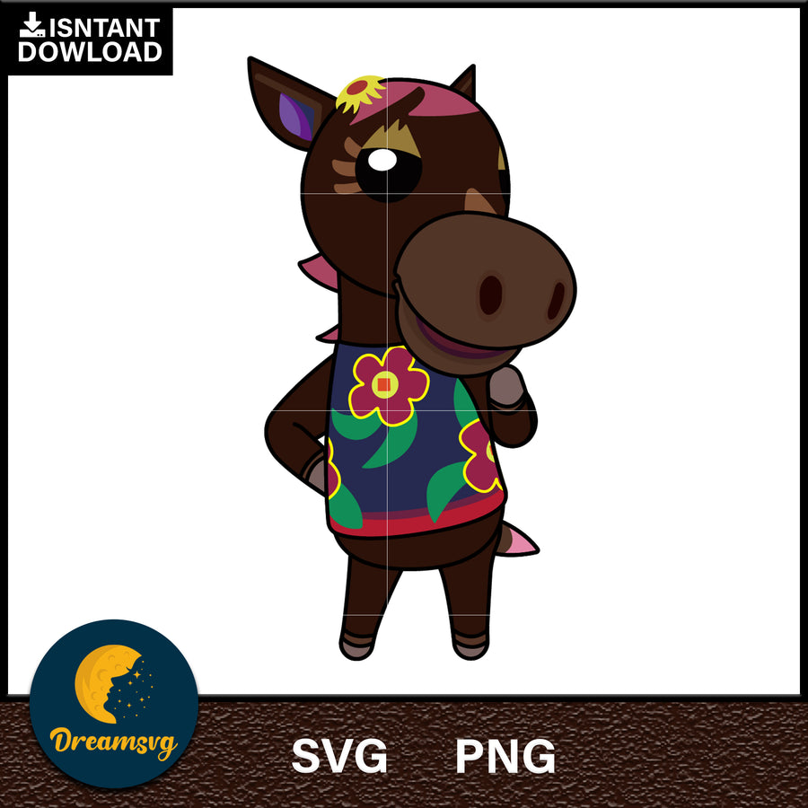 Annalise Animal Crossing Svg, Animal Crossing Svg, Animal Crossing Png, Cartoon svg, svg, png digital file