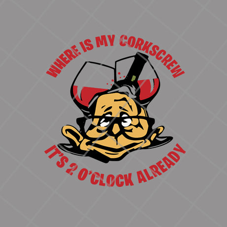 Wine With Dewine, It's 2 o'clock somewhere svg, png, dxf, eps digital file FN14062102