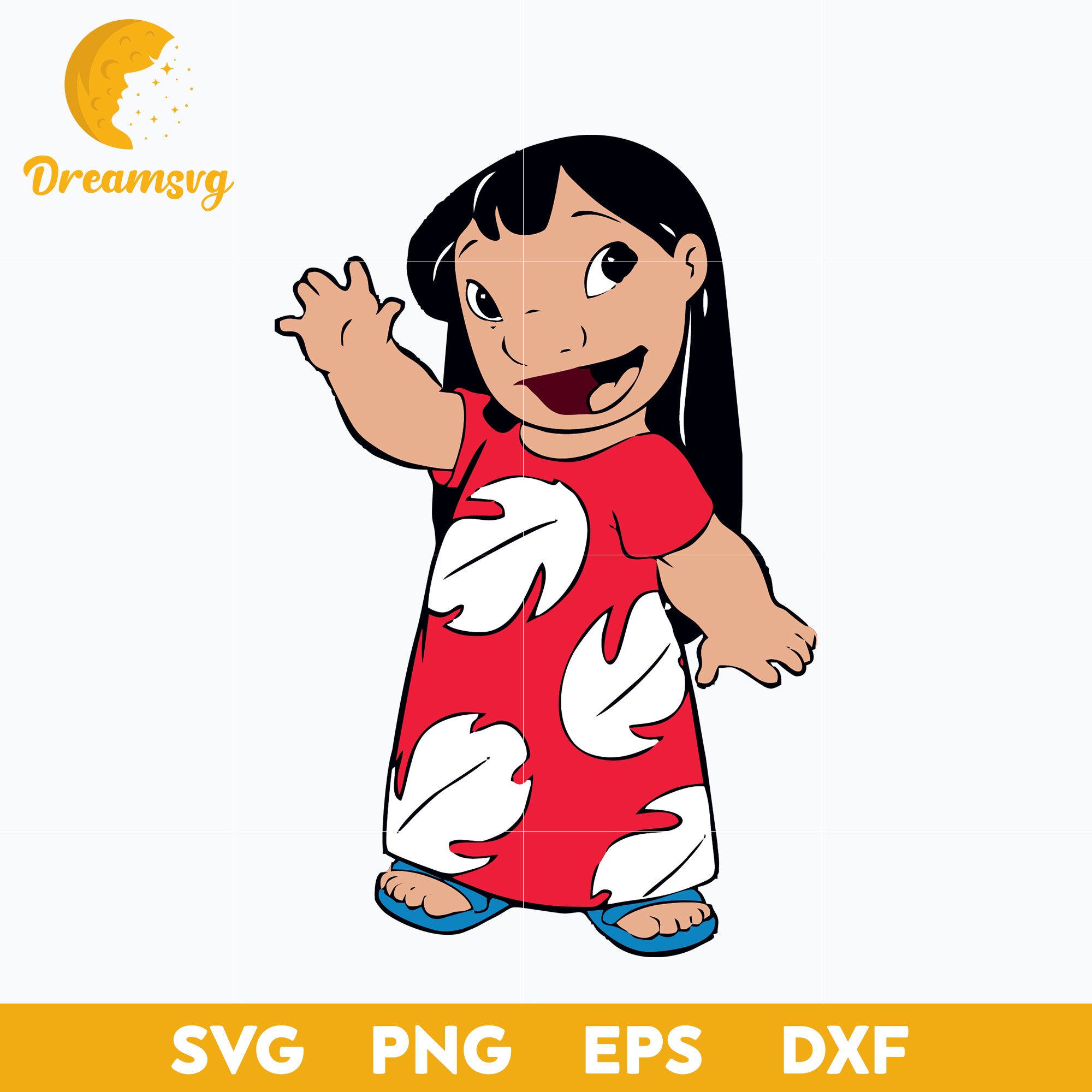 Lilo SVG, Stitch SVG, Cartoon SVG, PNG, DXF, EPS Digital File ST002408