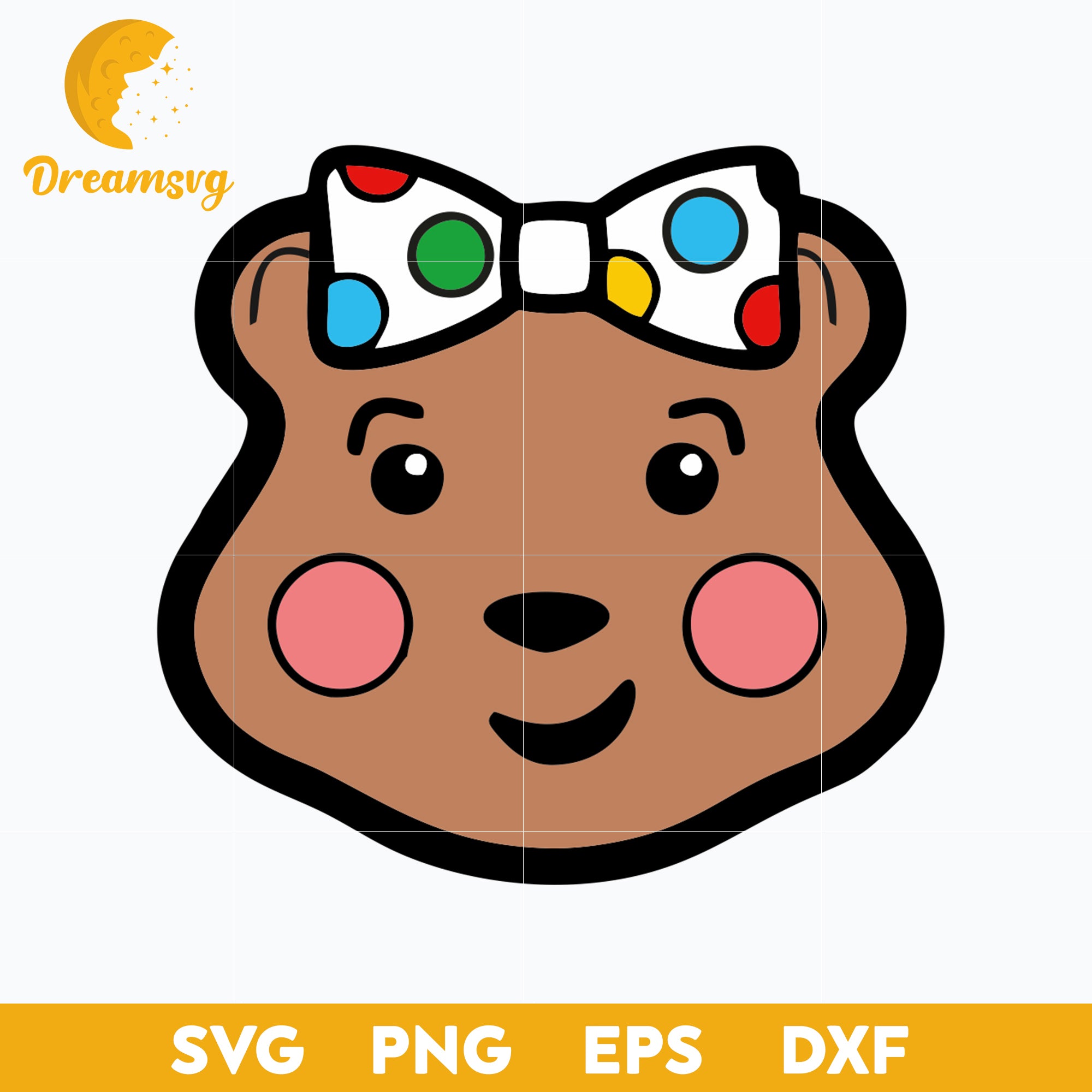 Tesco Pudsey Bear Blush SVG, Children In Need SVG. – DreamSVG Store