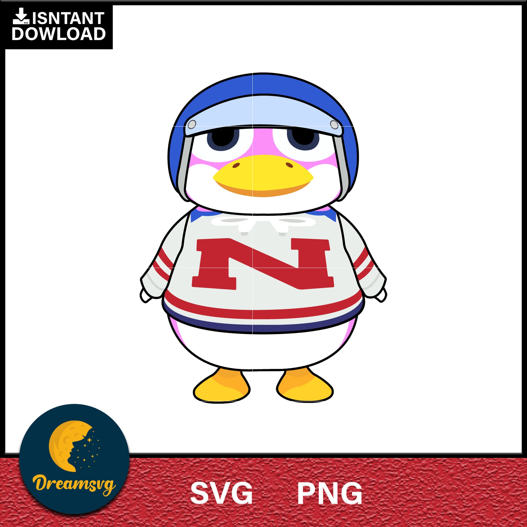 Puck Animal Crossing Svg, Animal Crossing Svg, Animal Crossing Png, Cartoon svg, svg, png digital file