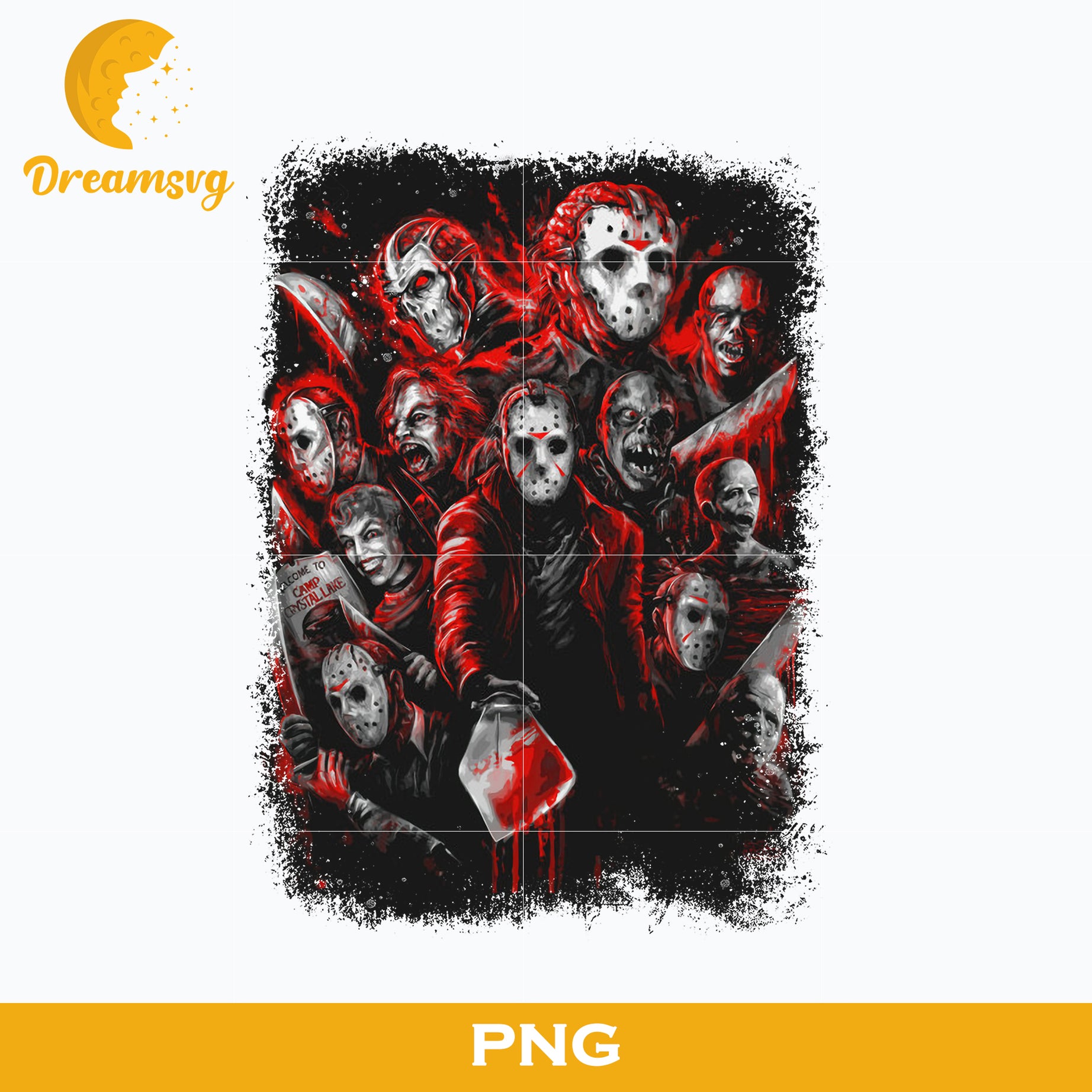 Jason Voorhess PNG, Jason Voorhess Halloween, Scary Halloween, Horror Characters, Halloween svg, png digital file.