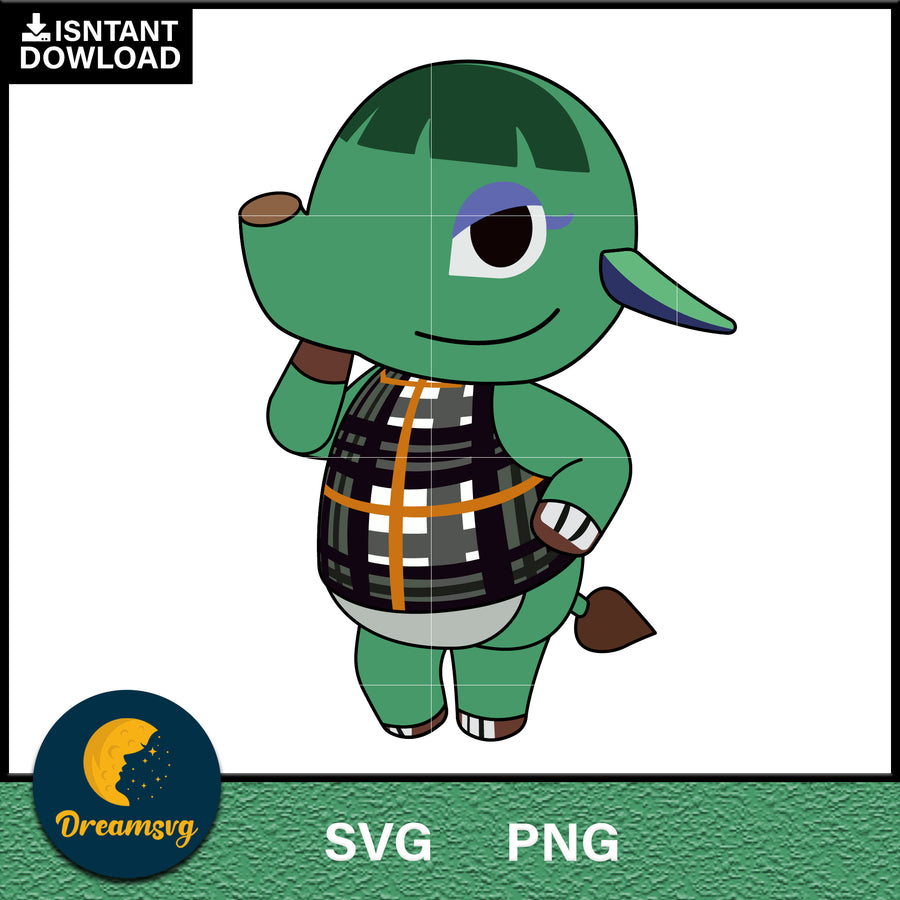 Opal Animal Crossing Svg, Animal Crossing Svg, Animal Crossing Png, Cartoon svg, svg, png digital file