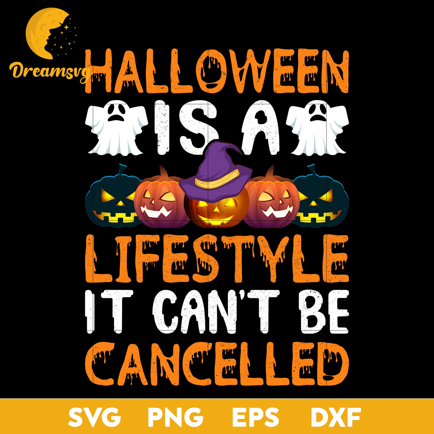Halloween is a lifestyle it can't be cancelleed svg, Halloween svg, png, dxf, eps digital file.