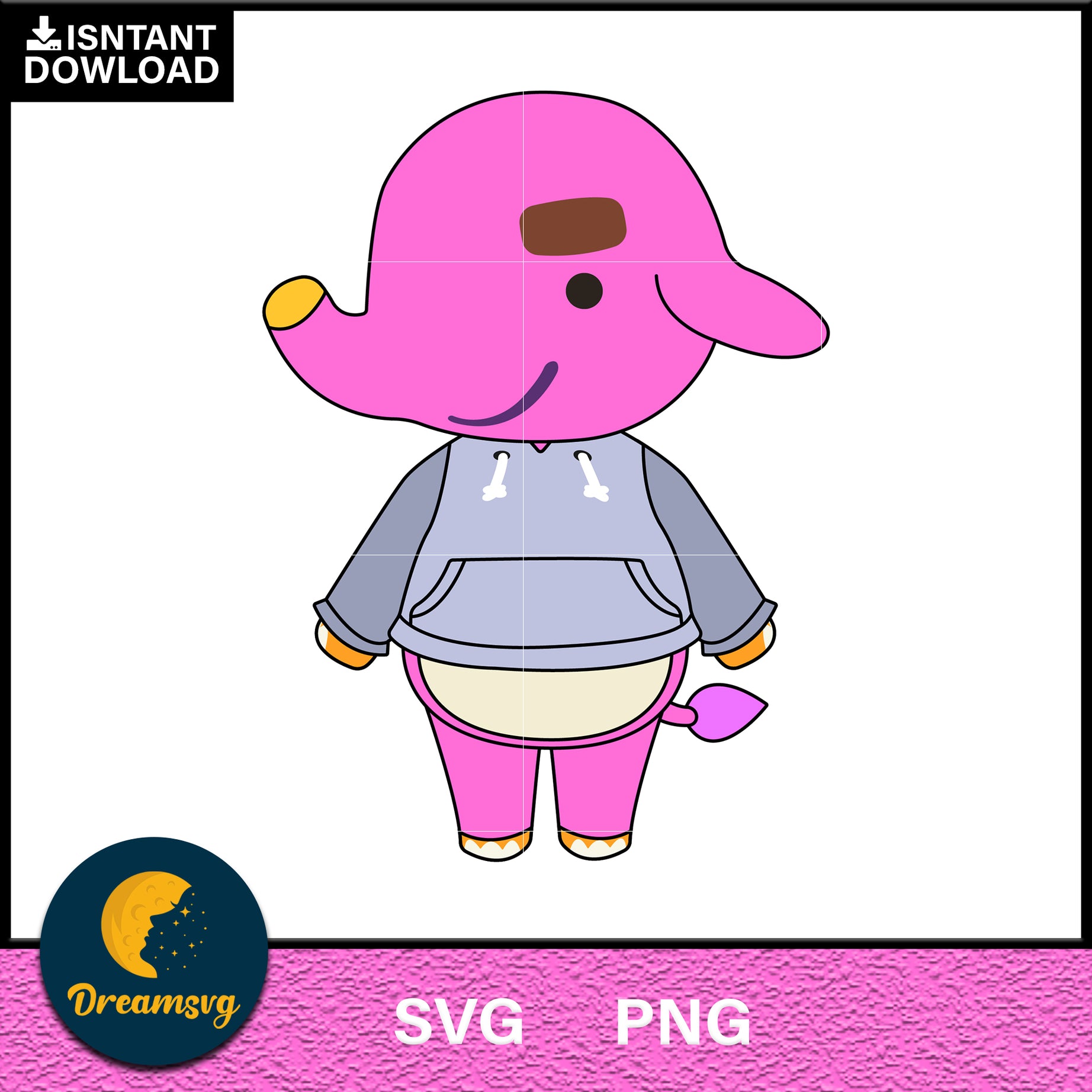 Paolo Animal Crossing Svg, Animal Crossing Svg, Animal Crossing Png, Cartoon svg, svg, png digital file