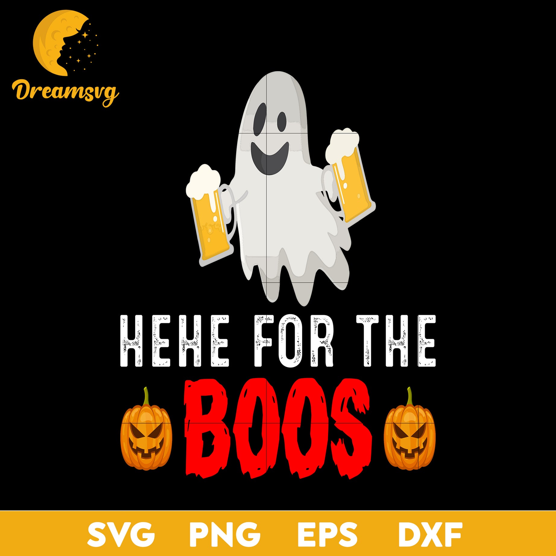 Hehe Booe Hehe for the boos svg, Halloween svg, png, dxf, eps digital file ...