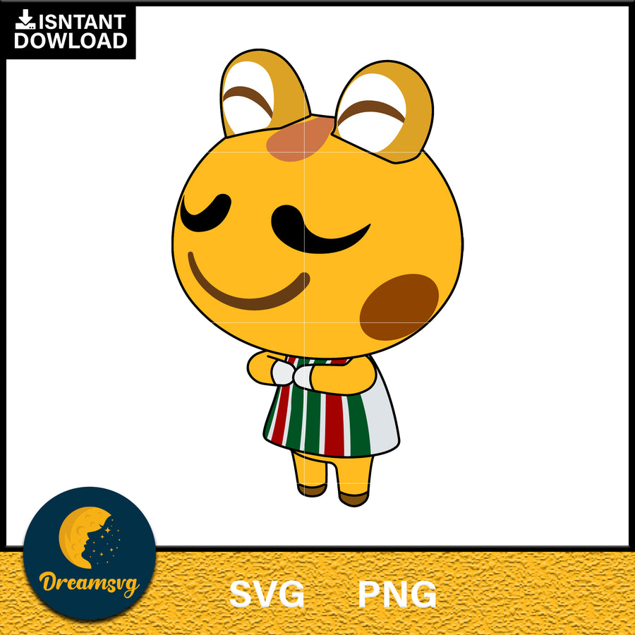 Cousteau Animal Crossing Svg, Animal Crossing Svg, Animal Crossing Png, Cartoon svg, svg, png digital file
