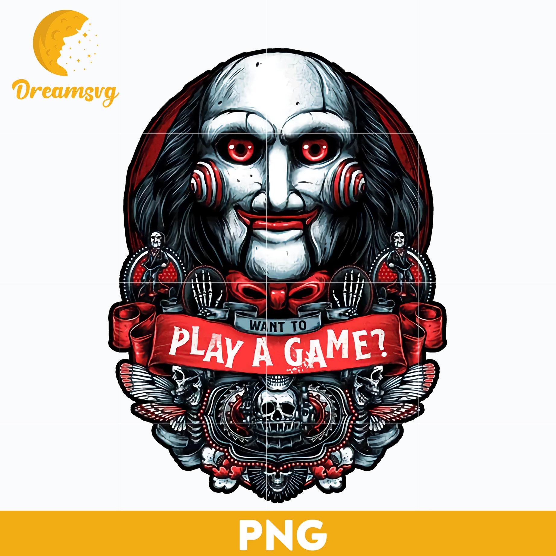 Jigsaw Saw Png, Halloween Png, digital file.