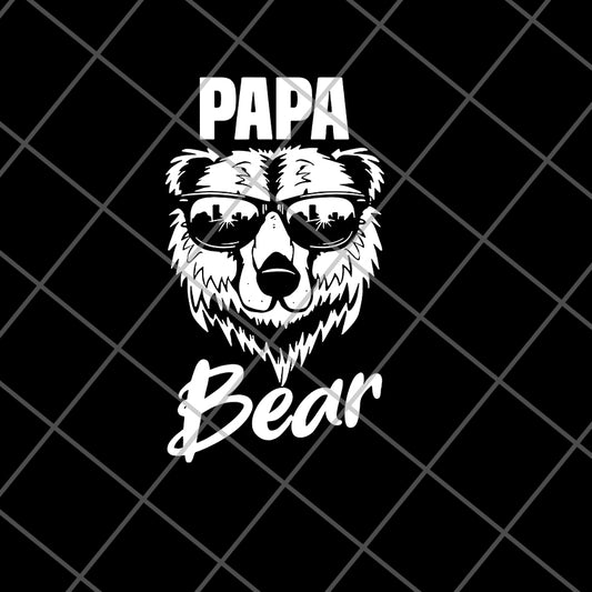 papa bear svg, png, dxf, eps digital file FTD24052108