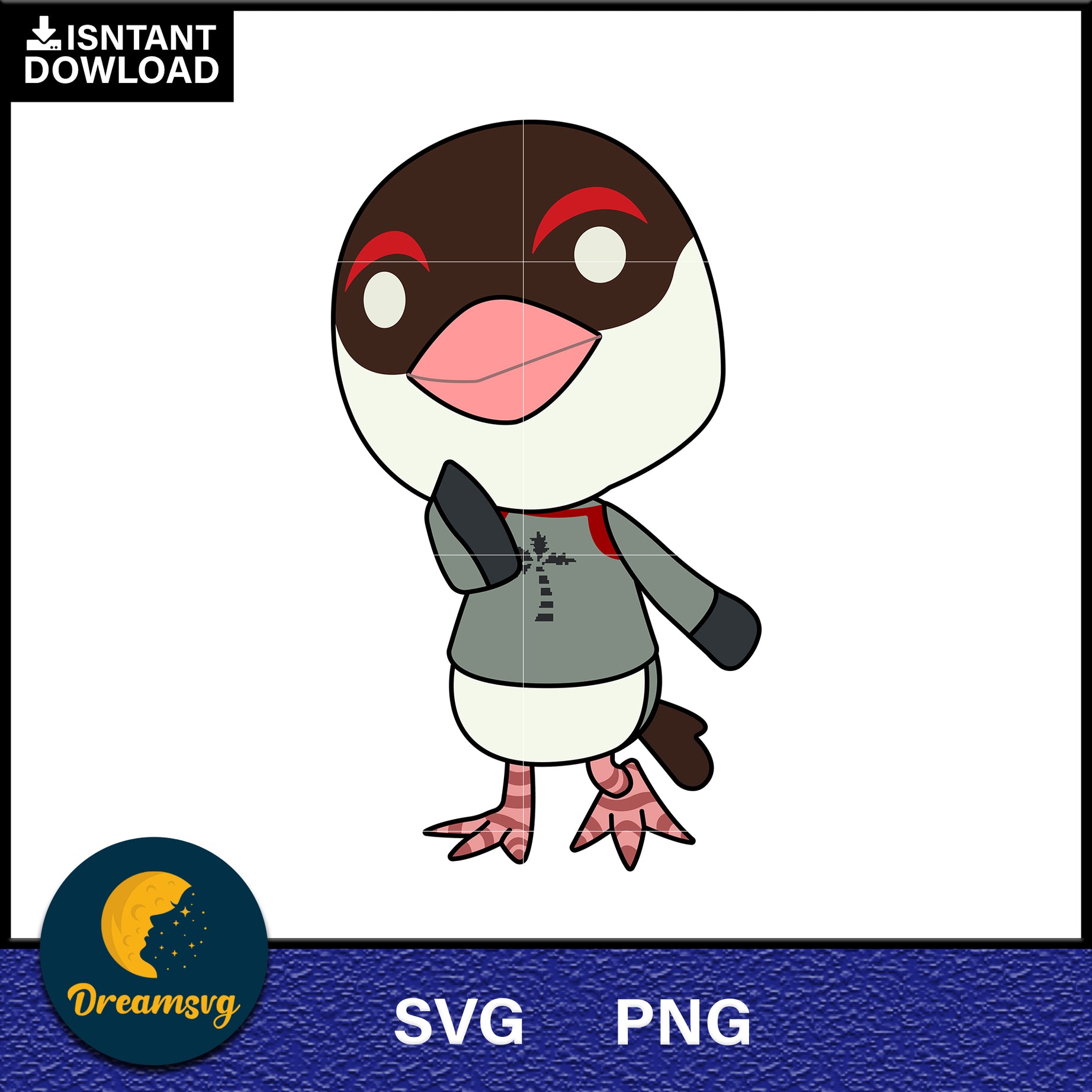 Peck Animal Crossing Svg, Animal Crossing Svg, Animal Crossing Png, Cartoon svg, svg, png digital file