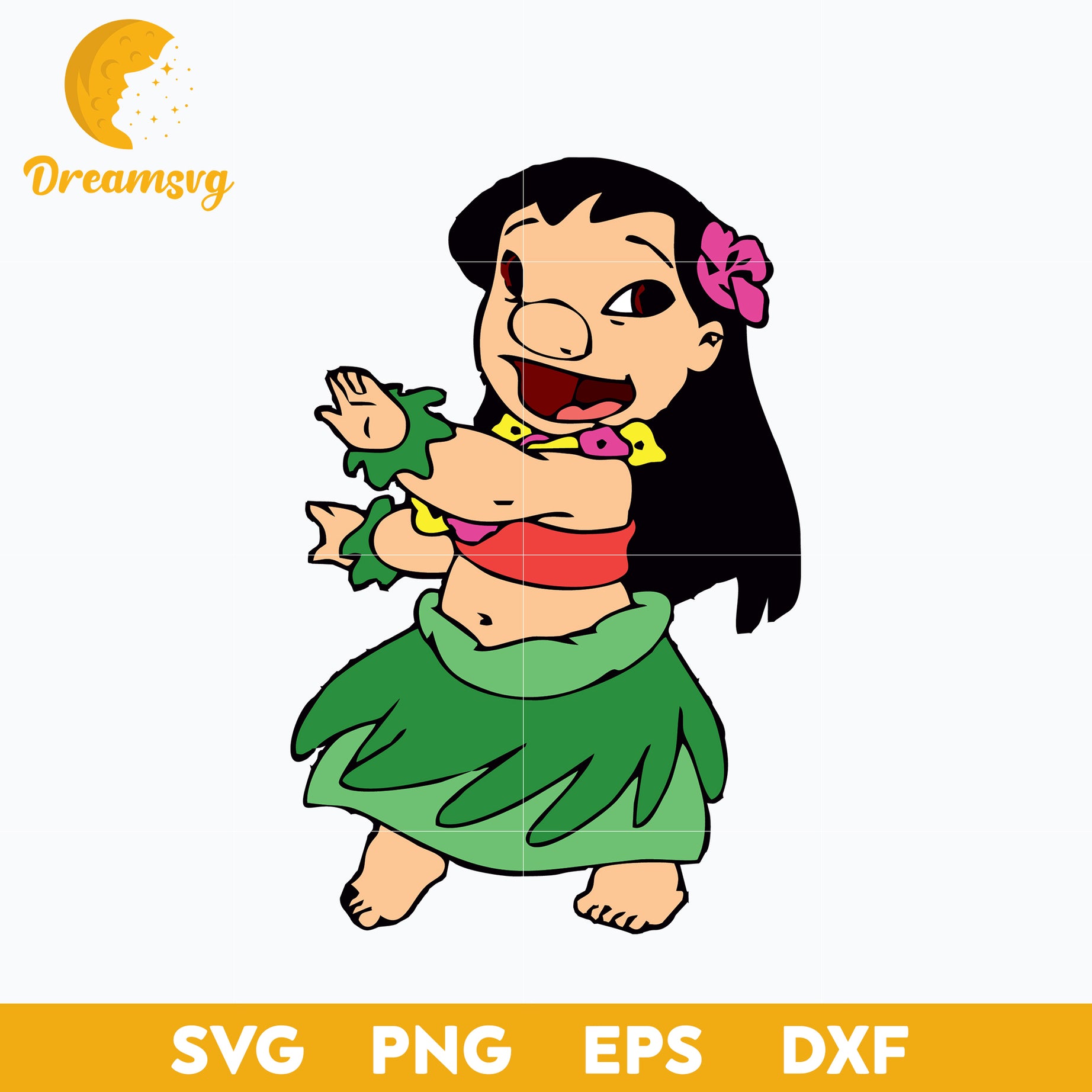 Lilo Pelekai SVG, Stitch SVG, Cartoon SVG, PNG, DXF, EPS Digital File ST002409