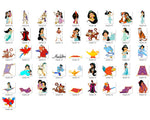 184+ Aladdin SVG  Bundle, Genie SVG for Cricut, Jasmine Clipart, Cartoon svg, png, dxf, eps digital file