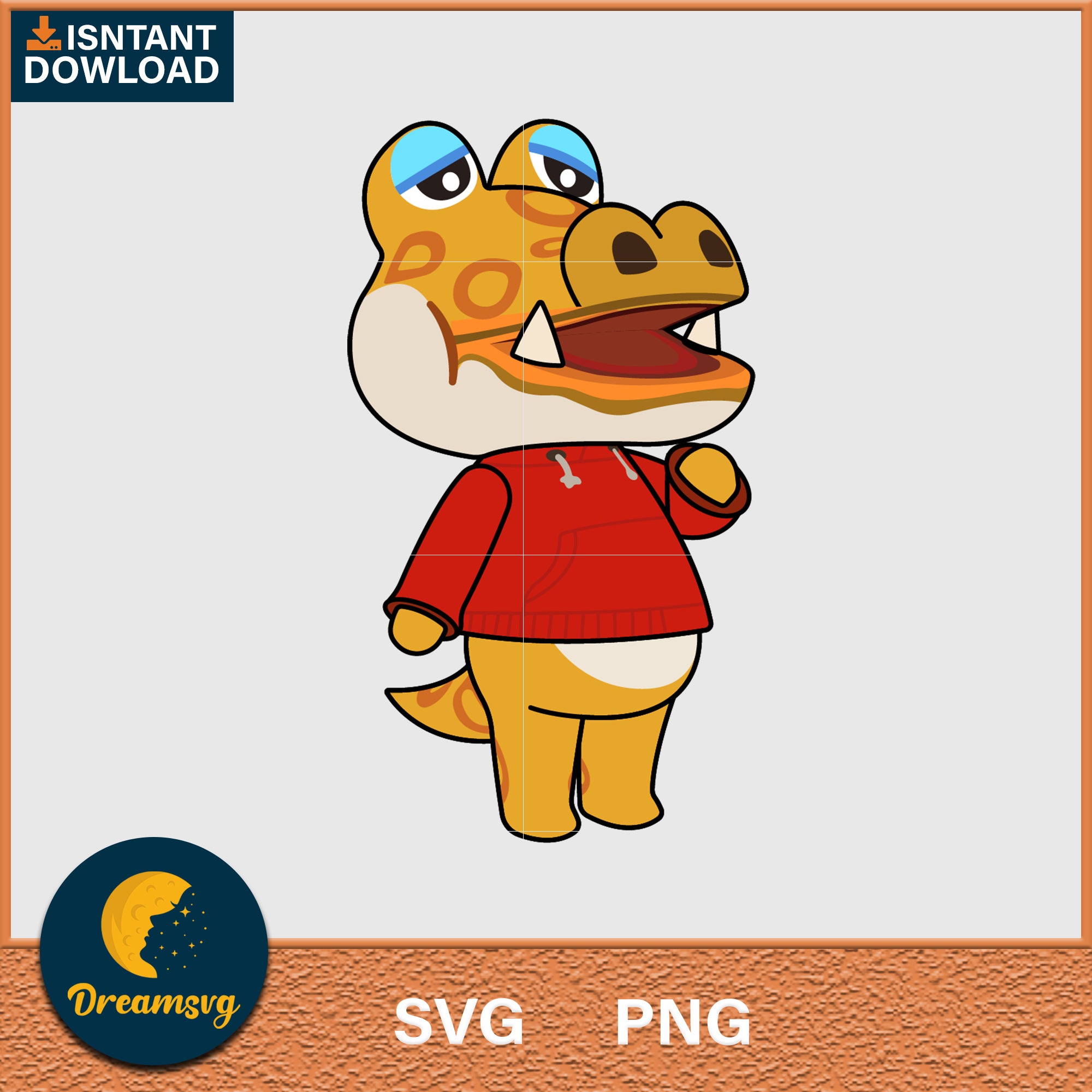 Alfonso Animal Crossing Svg, Animal Crossing Svg, Animal Crossing Png, Cartoon svg, svg, png digital file