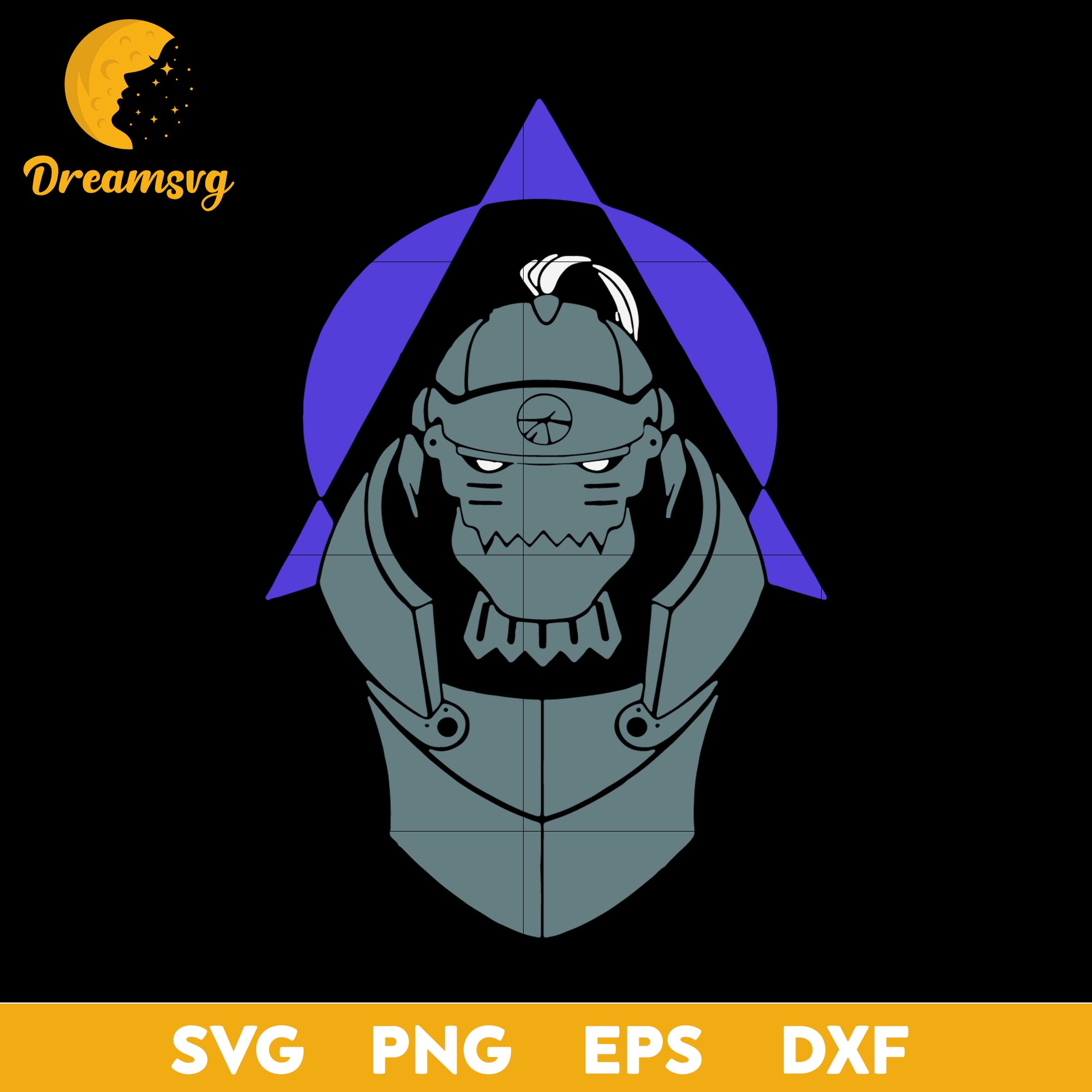 Alphonse Elric SVG, Fullmetal Aloolist SVG, svg file for cricut ,Anime svg, png, eps, dxf digital download