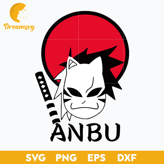 Anbu Ninja SVG, Anbu SVG, Naruto SVG, svg file for cricut, Anime svg, png, eps, dxf digital download