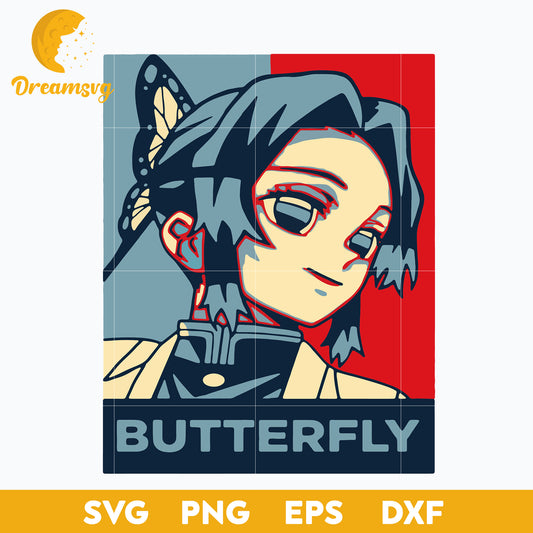 Anime Butterfly Girl SVG, Butterfly SVG, Anime Fan SVG, file for cricut ,Anime svg, png, eps, dxf digital download