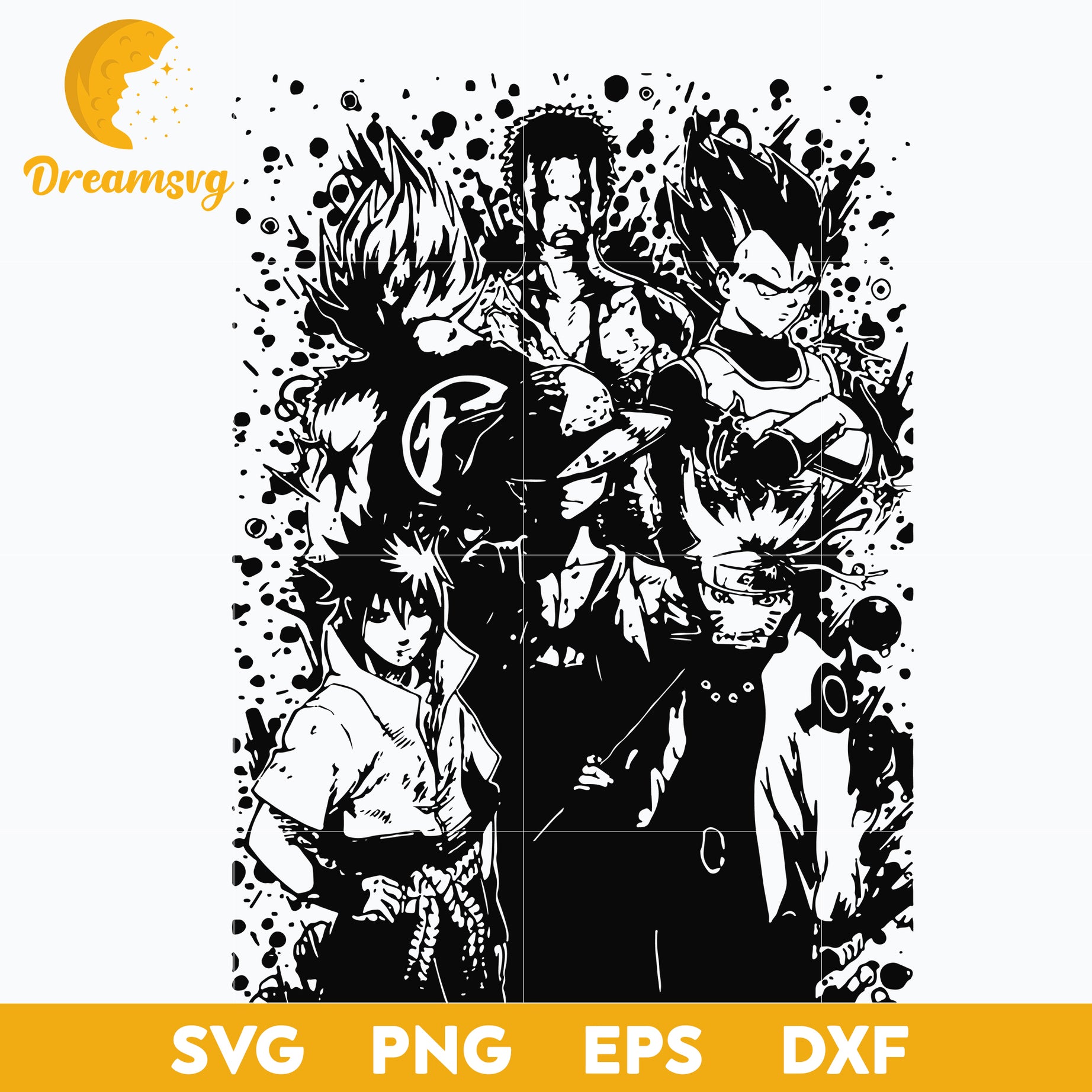 Anime Itachi Character Svg, Naruto Svg, Luffy Svg, Zoro Svg, Son Goku Svg, Vegeta Svg, Dragon Ball Svg, file for cricut ,Anime svg, png, eps, dxf digital download