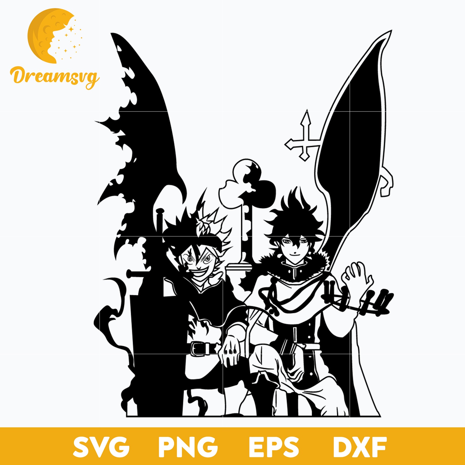 Asta And Yuno Svg, Black Bull Squad Svg, Black Clover Manga Svg, Clove –  DreamSVG Store