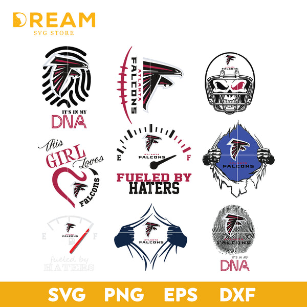 Atlanta Falcons bundle svg, Atlanta Falcons svg, NFL svg, png, dxf, eps digital file