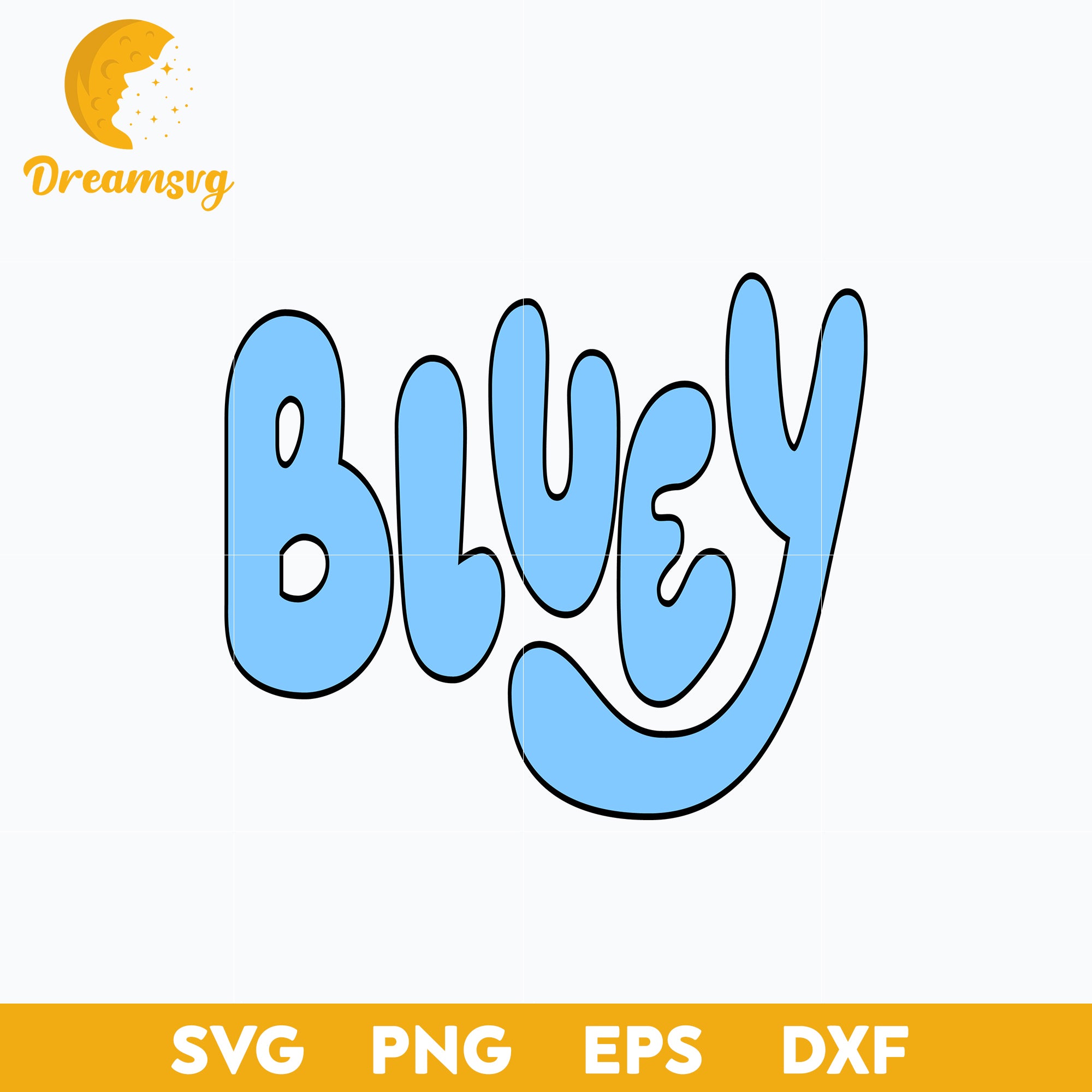 Bluey font svg, Bluey Vector, Bluey Alphabeth, Bluey Cutfile, Bluey Cl ...