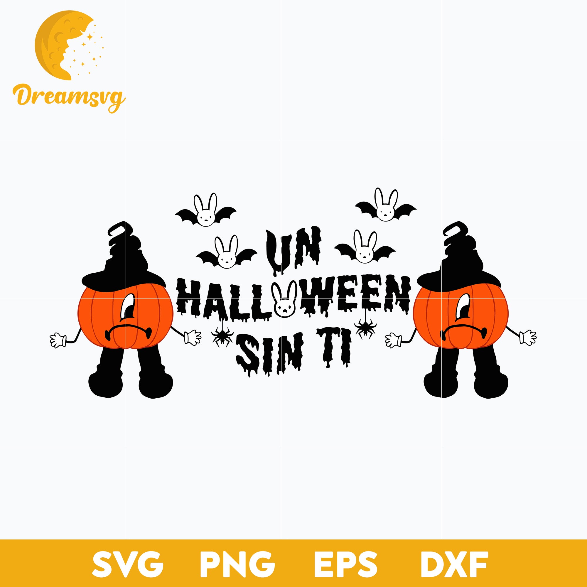 Bad Bunny Halloween Svg,