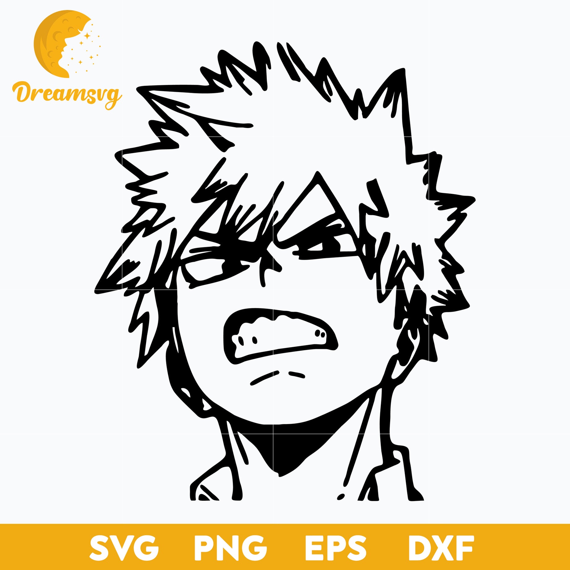 Bakugo Hero Academy Manga Svg, Bakugou Katsuki Svg, Katsuki Svg, Kacchan Svg, file for cricut, Anime svg, png, eps, dxf digital download