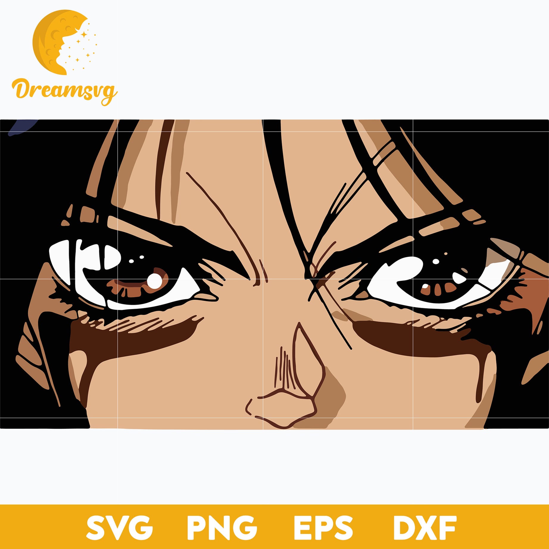 Battle Angel Alita SVG, Alita Eye SVG, Anime Cartoon SVG, file for cricut, Anime svg, png, eps, dxf digital download