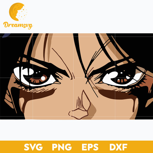 Battle Angel Alita SVG, Alita Eye SVG, Anime Cartoon SVG, file for cricut, Anime svg, png, eps, dxf digital download