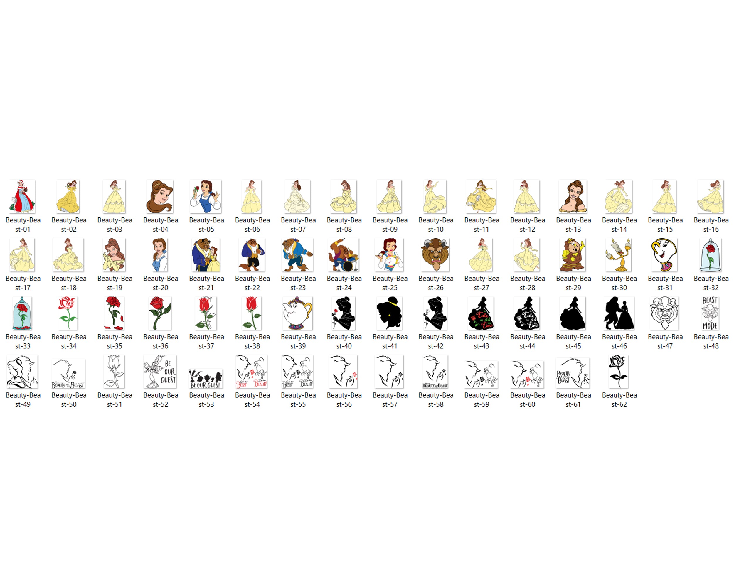 248+ Beauty Beast svg bundle, Beauty and the Beast SVG, Belle svg, Beast svg, Princess svg, evil svg, Belle Clipart, Cartoon svg, png, dxf, eps digital file