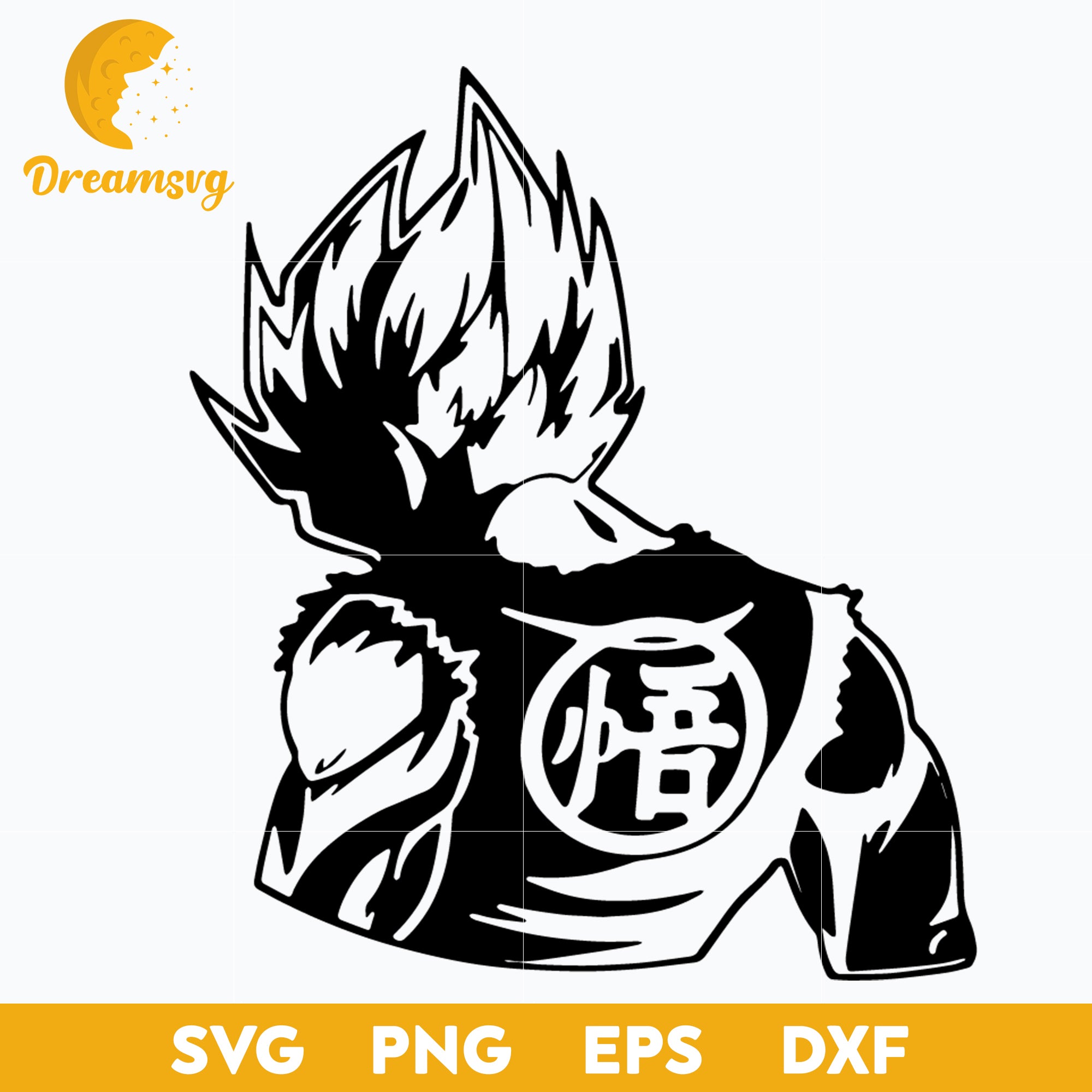 Behind Vegeta Dragon Ball SVG, Dragon Ball Z SVG, Goku SVG, file