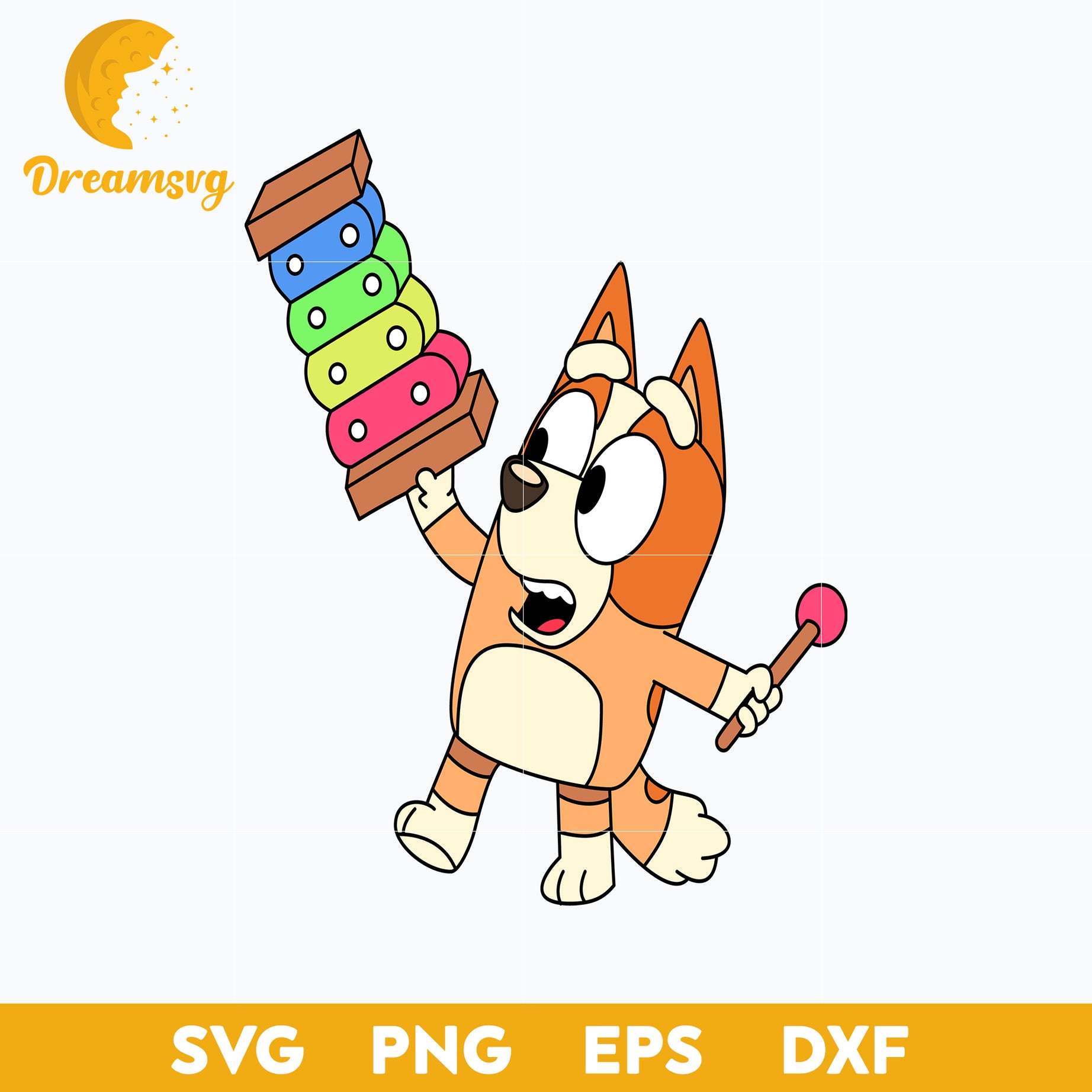 Bigo svg, Bluey Svg, Bluey Vector, Bluey Alphabeth, Bluey Cutfile, Bluey Clipart, Cartoon svg, png, dxf, eps file