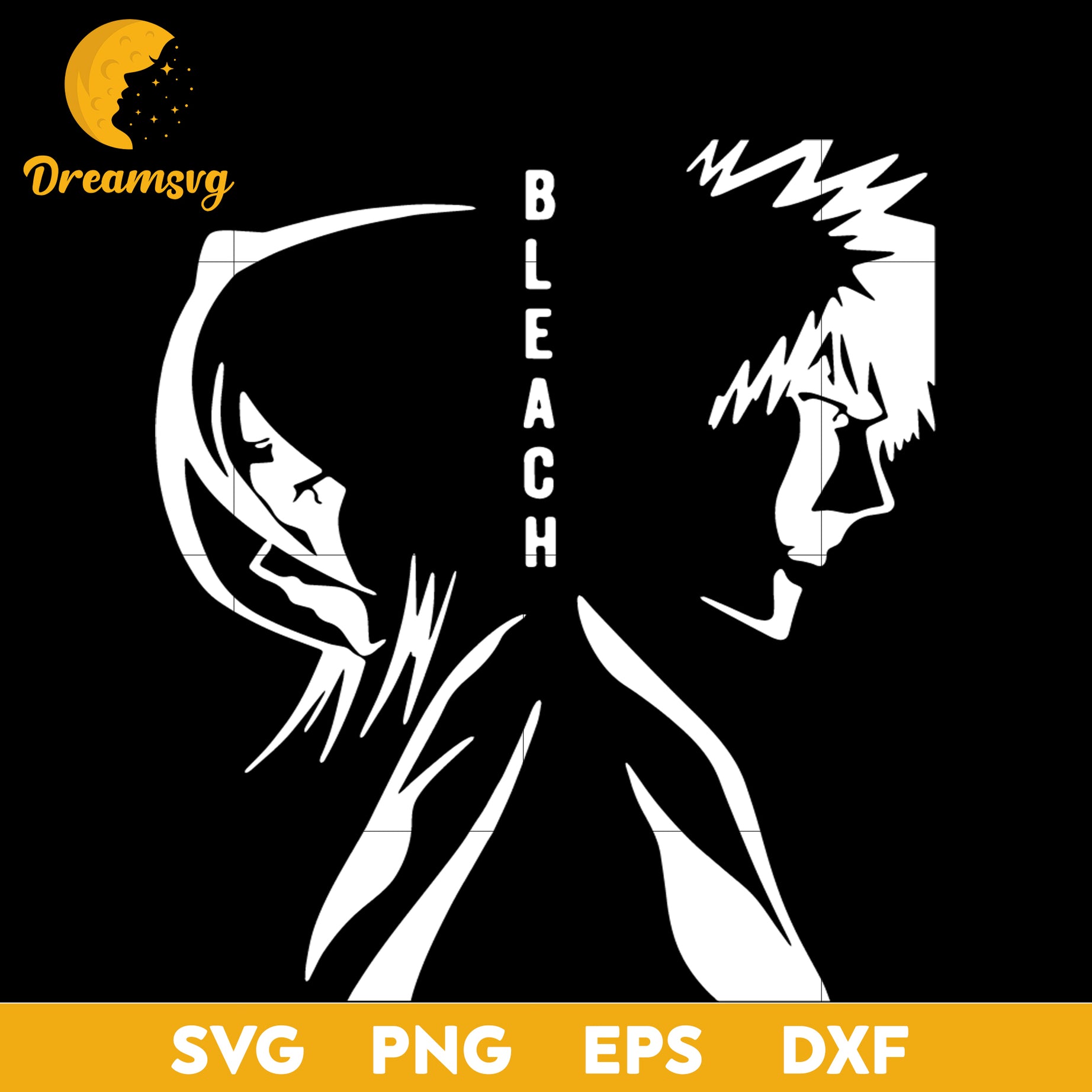 Bleach Characters SVG, Bleach SVG, Anime Cartoon SVG, file for cricut, Anime svg, png, eps, dxf digital download