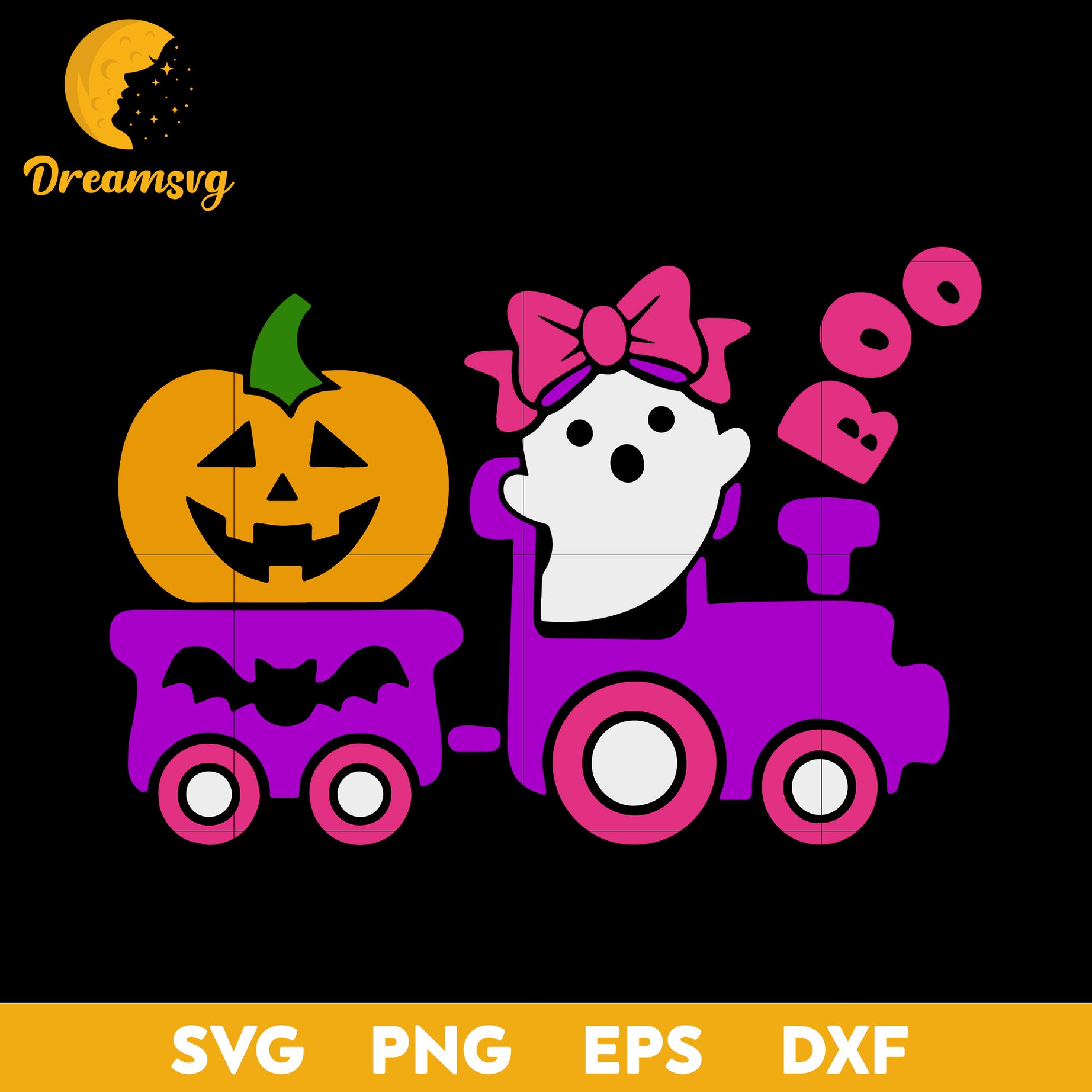 Boo Girl Halloween svg