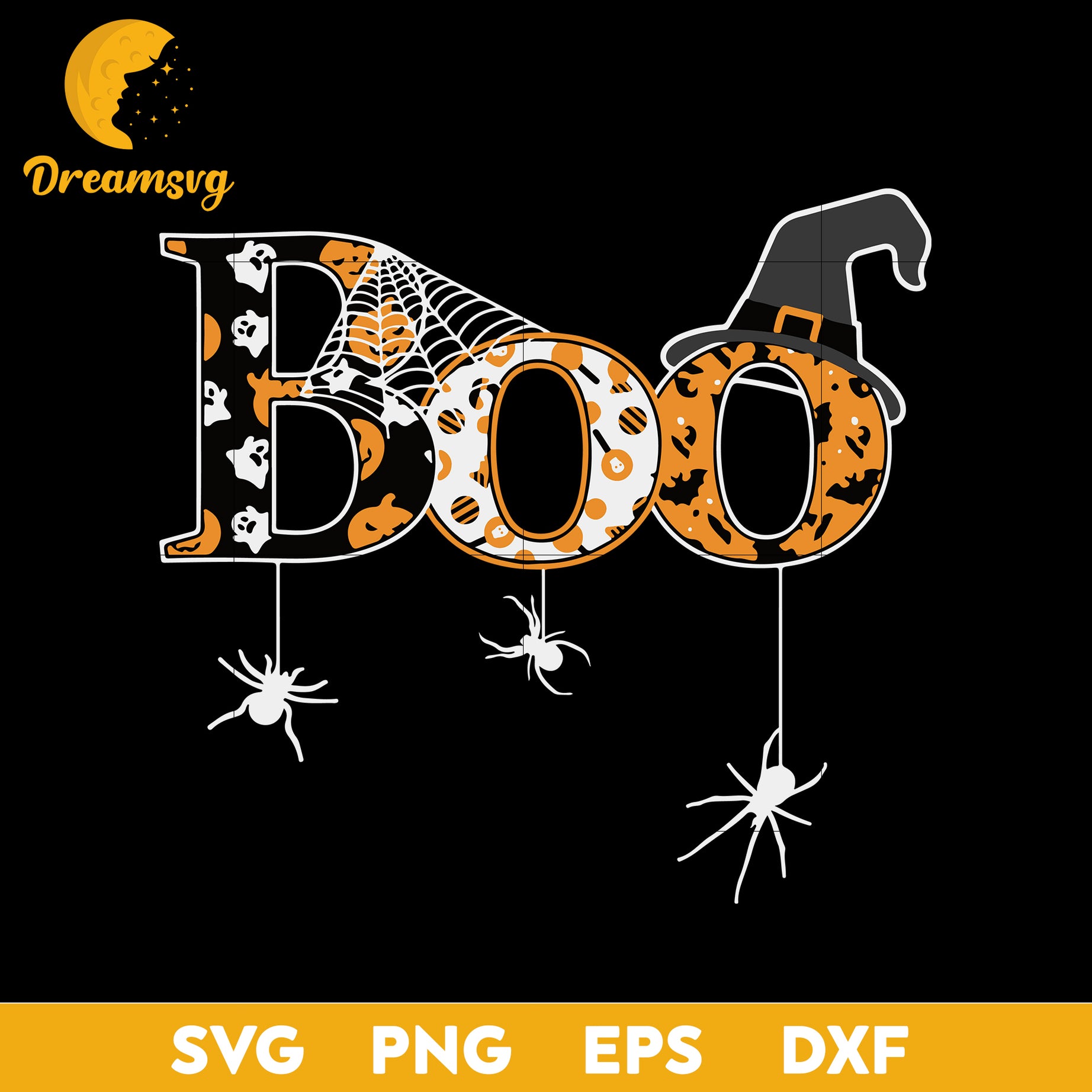 Boo Halloween svg