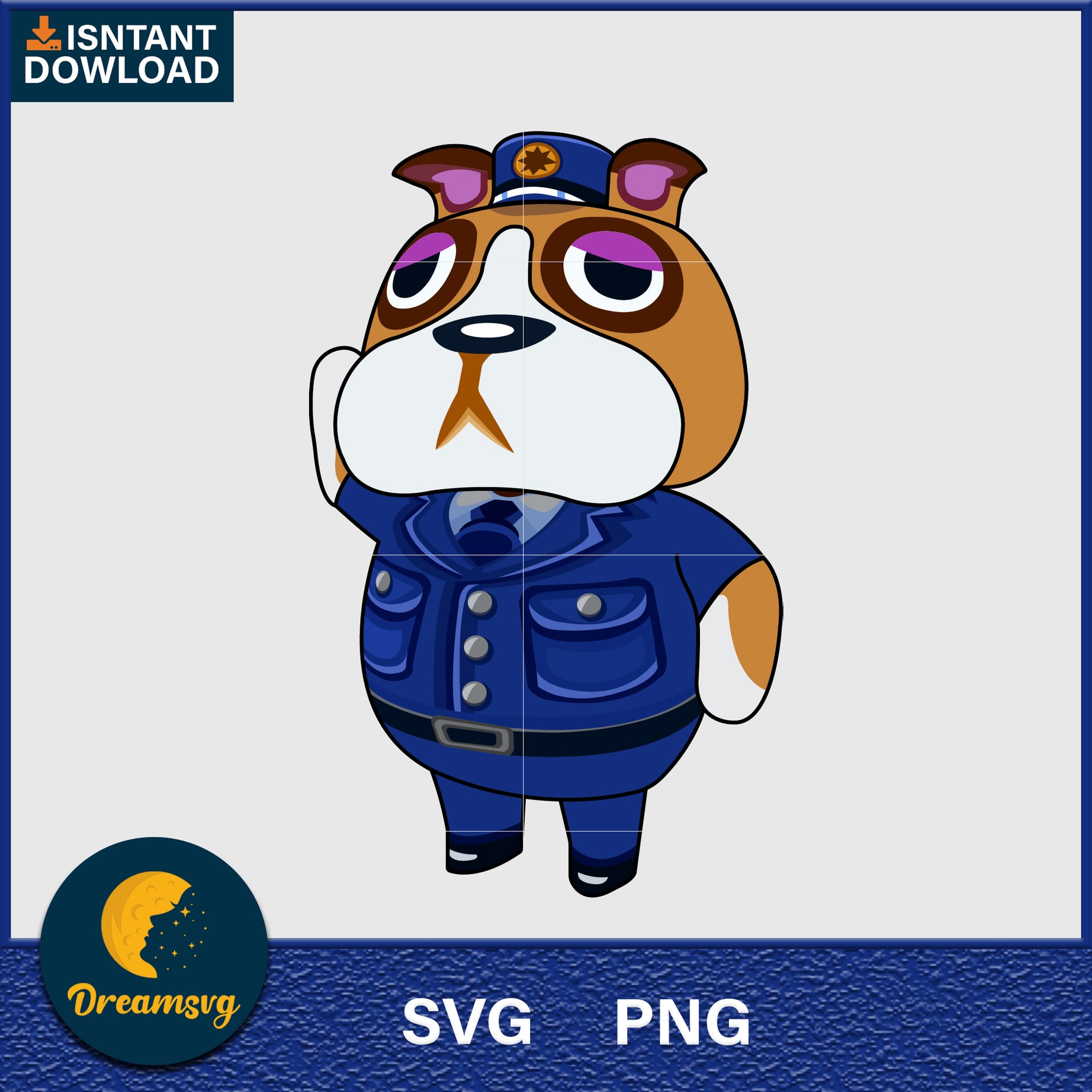 Booker Animal Crossing Svg, Animal Crossing Svg, Animal Crossing Png, Cartoon svg, svg, png digital file