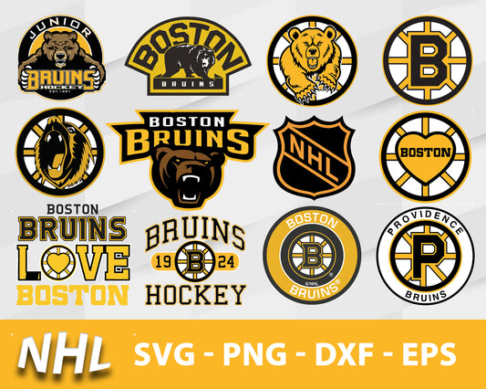 Boston Bruins Svg Bundle, Boston Bruins Svg, Sport Svg, Nhl Svg, Png, Dxf, Eps Digital File.