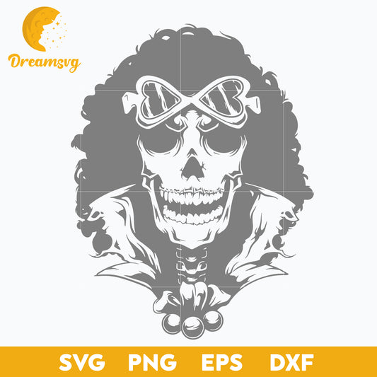 Brook One Piece Svg, Anime Character Svg, file for cricut, Anime svg, png, eps, dxf digital download