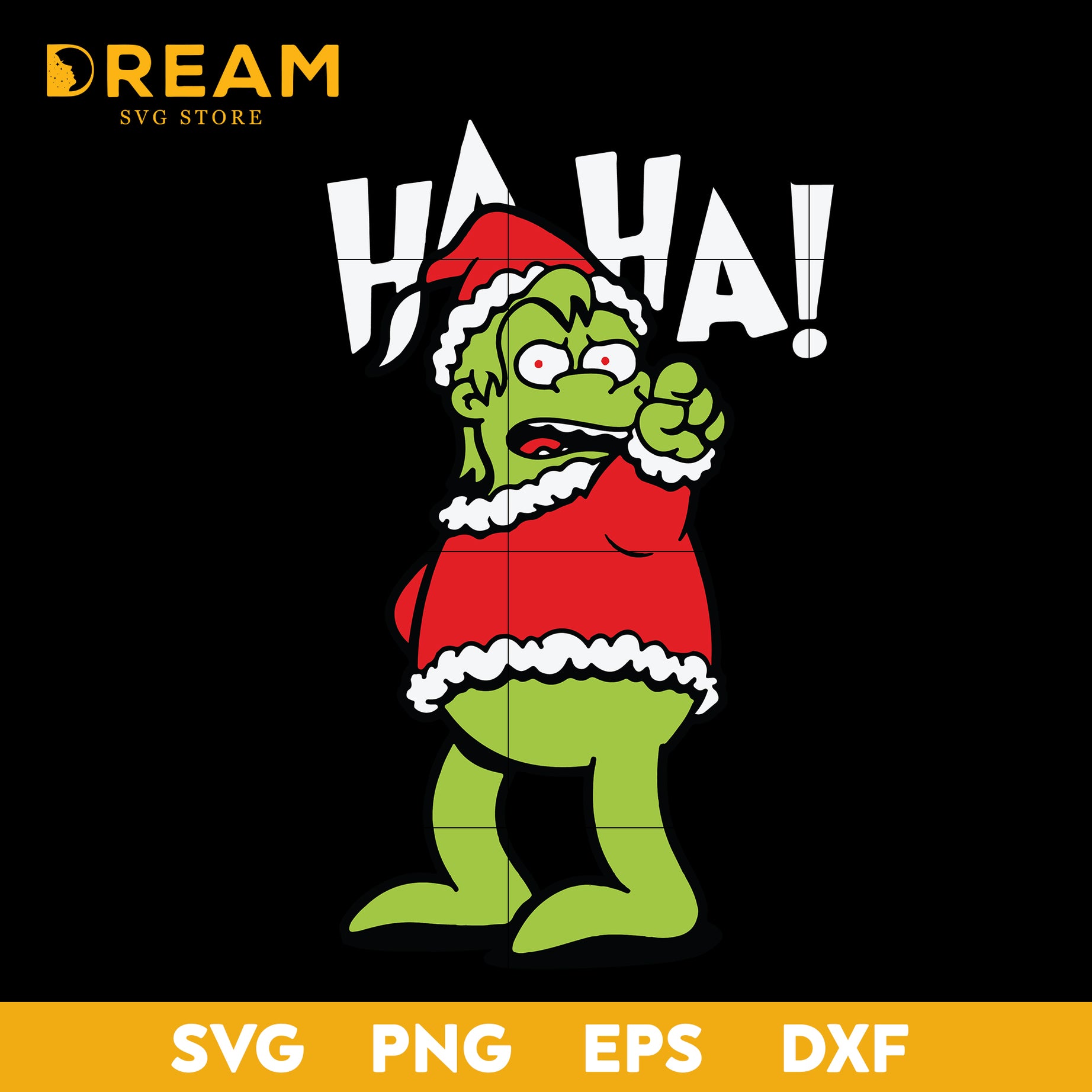 Grinch christmas ha ha svg, grinch svg, Christmas svg, png, dxf, eps digital file CRM0312207L