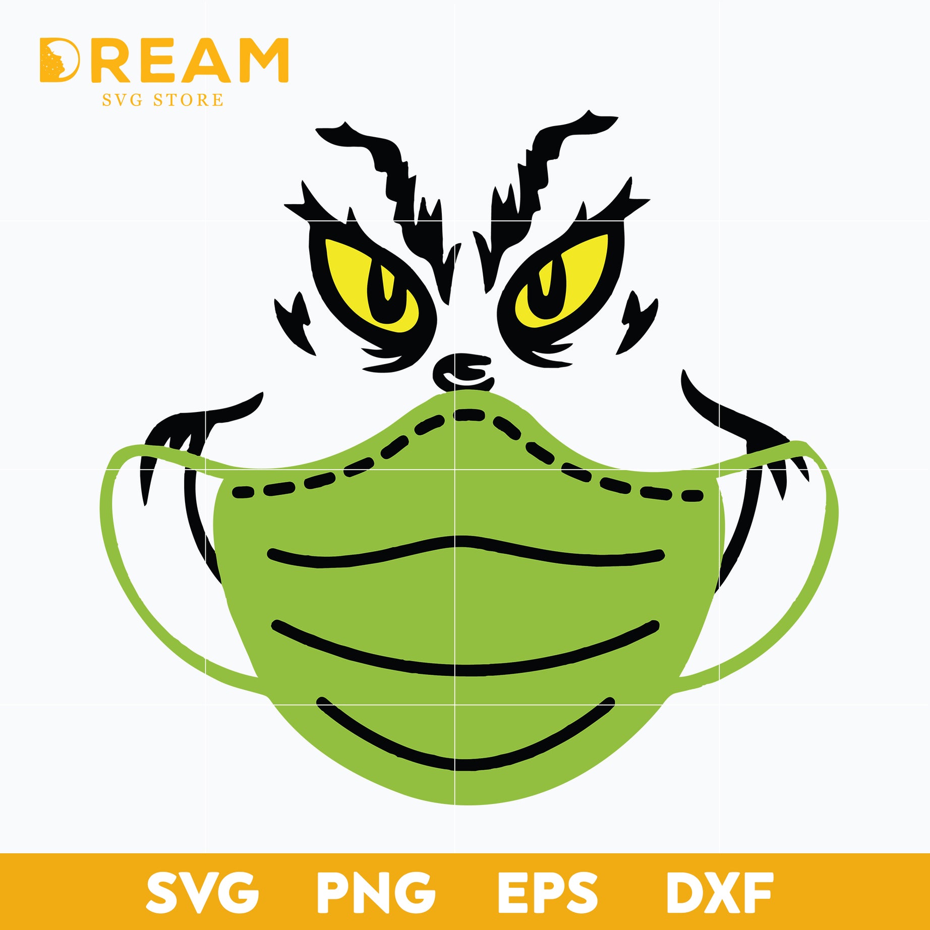 Grinch face svg, grinch svg, Christmas svg, png, dxf, eps digital file CRM0312209L