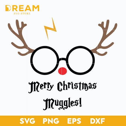 Merry Christmas Muggles Svg, Christmas Svg, Xmas Svg, Merry Christmas, Harry Potter Svg, Christmas svg, png, dxf, eps digital file CRM05122013L