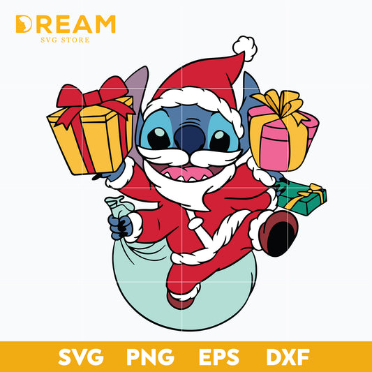 Christmas Stitch Svg, Christmas Svg, Xmas Svg, Merry Christmas, Christmas Gift, Christmas Season, Christmas Holiday, Stitch Svg, Disney Svg, Christmas svg, png, dxf, eps digital file CRM05122014L