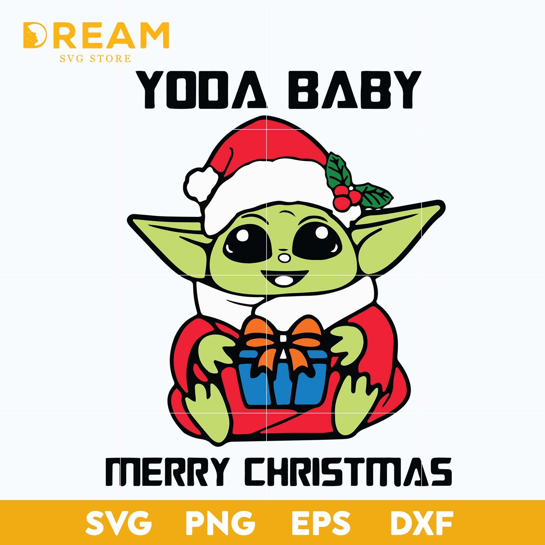 Baby Yoda Merry Christmas