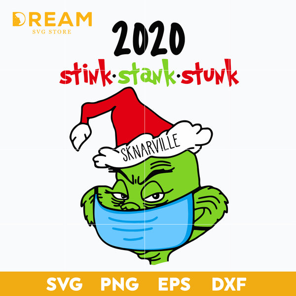 2020 stink stank stunk grinch svg, Christmas svg, png, dxf, eps digital file CRM11112014L