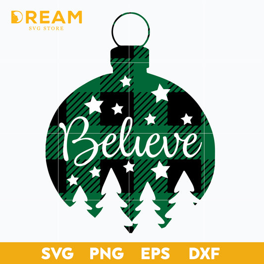 Believe christmas svg