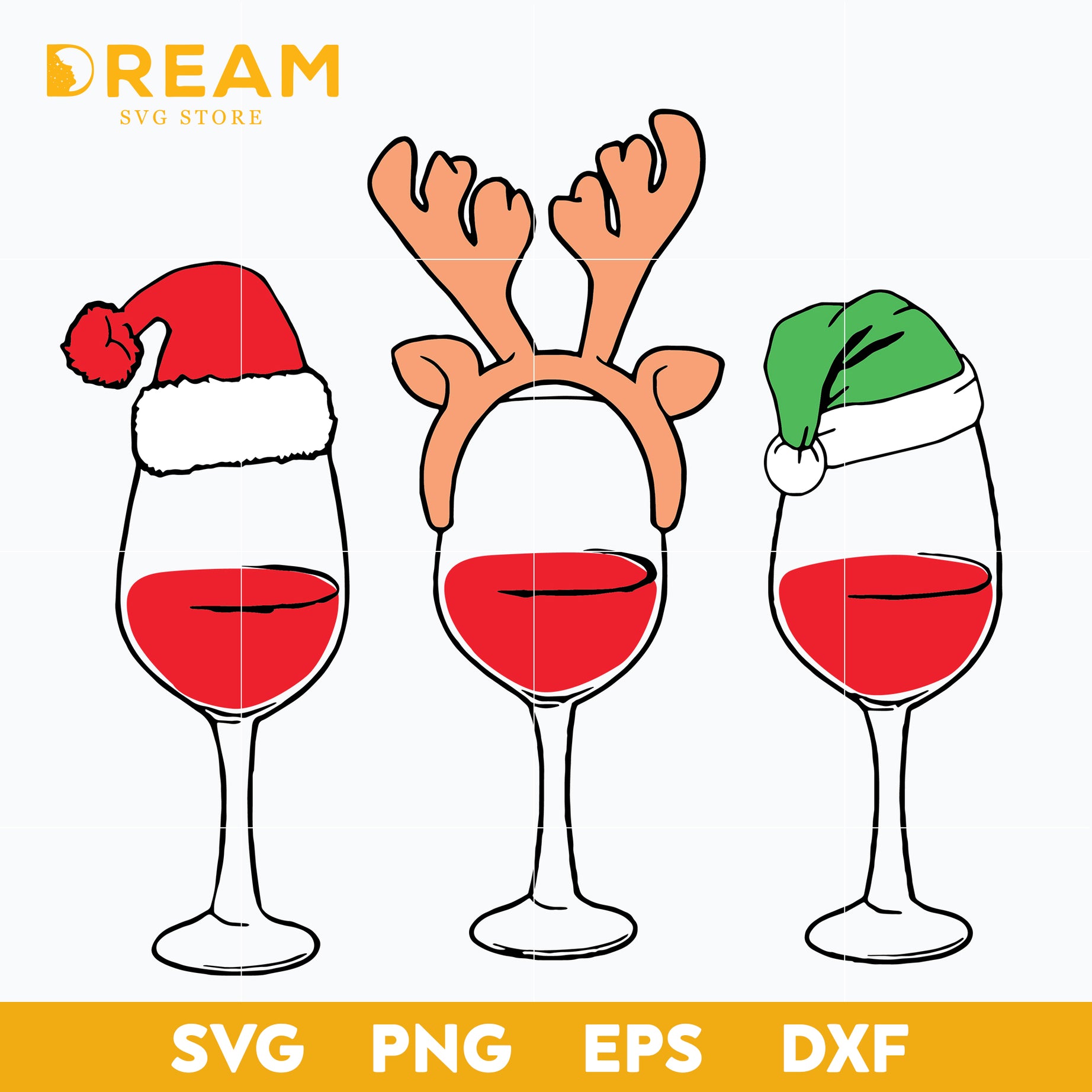 Wine christmas svg, Christmas svg, png, dxf, eps digital file CRM1112209L