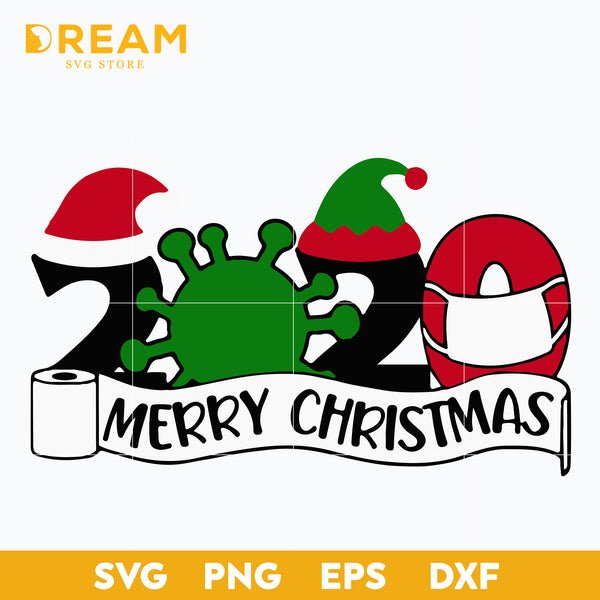 2020 merry christmas svg, Christmas svg, png, dxf, eps digital file CRM1211203L