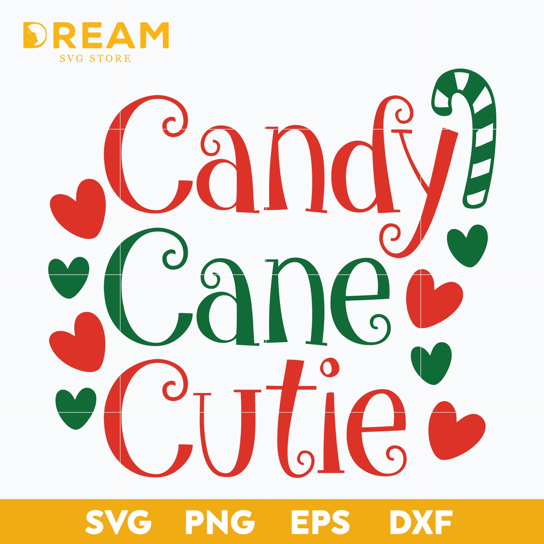 Candy cane cutie svg, Christmas svg, png, dxf, eps digital file CRM12122022L