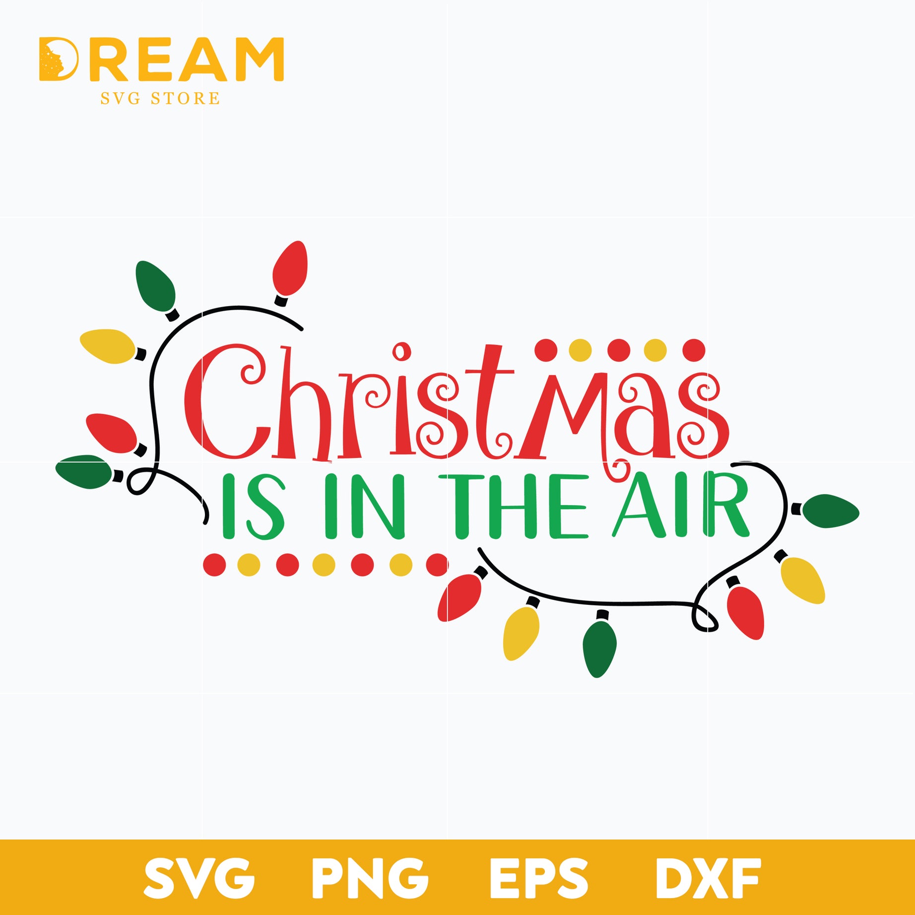 Christmas is in the air svg, Christmas svg, png, dxf, eps digital file CRM1212202L